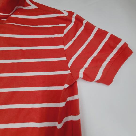 Polo by Ralph Lauren Polo Classic Preppy Sleeve Red White Stripes Cotton Mens L - Picture 13 of 14